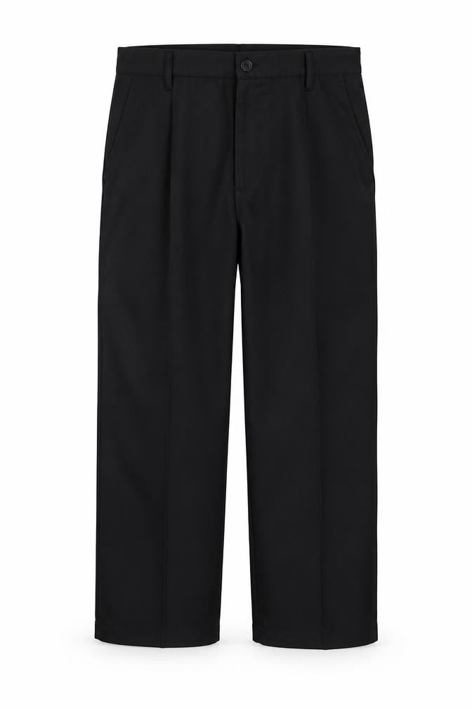 Slazenger Mens Black  Polyester Trousers  Size 37 L29 in Slim Button