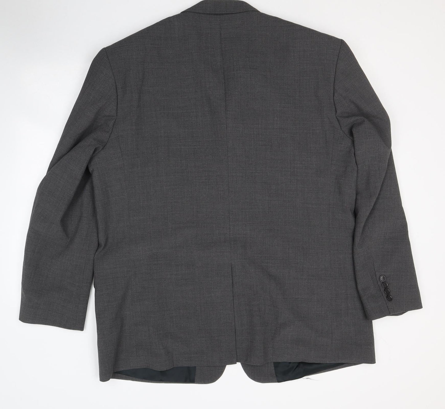 Brooke Taverner    Mens Grey  Polyester Jacket Suit Jacket Size 48