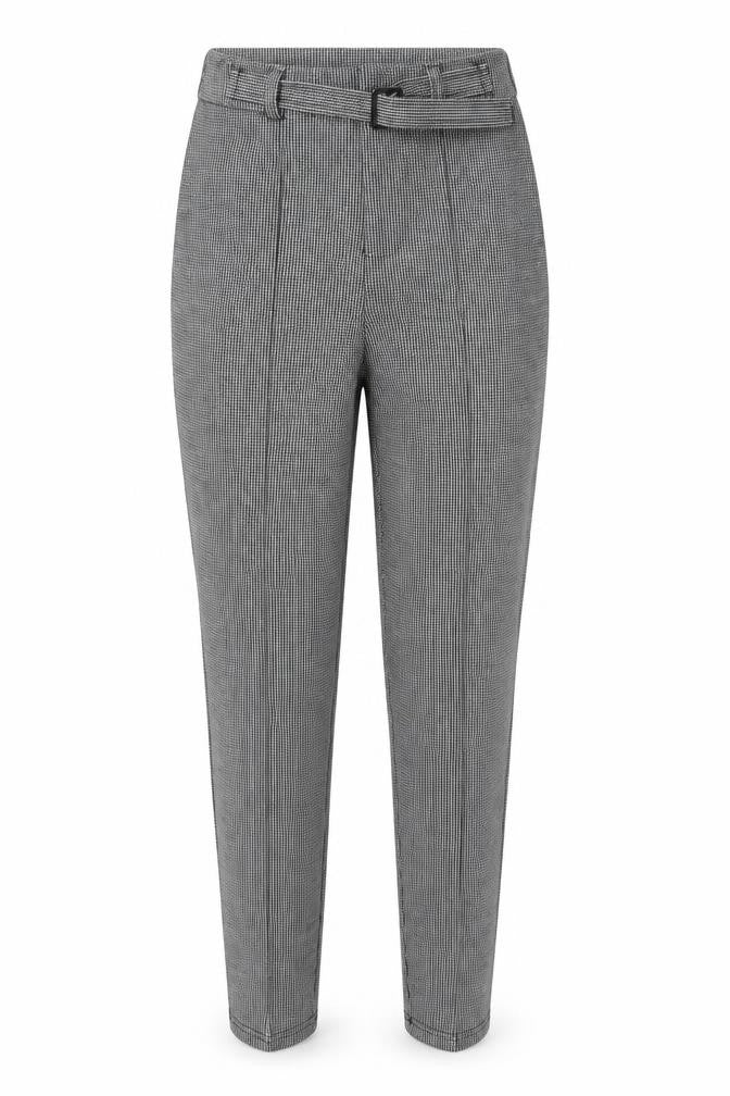Stradivarius Womens Black Houndstooth Cotton Jegging Leggings Size 6 L26 in