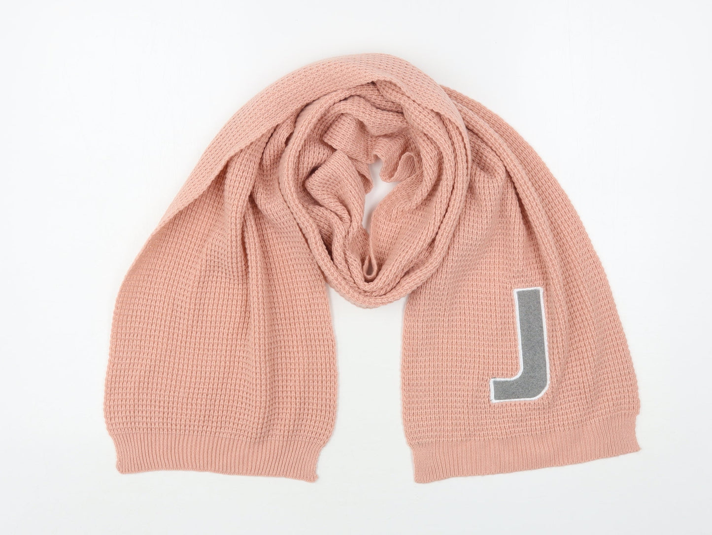 Preworn Womens Pink  Polyester  Scarf