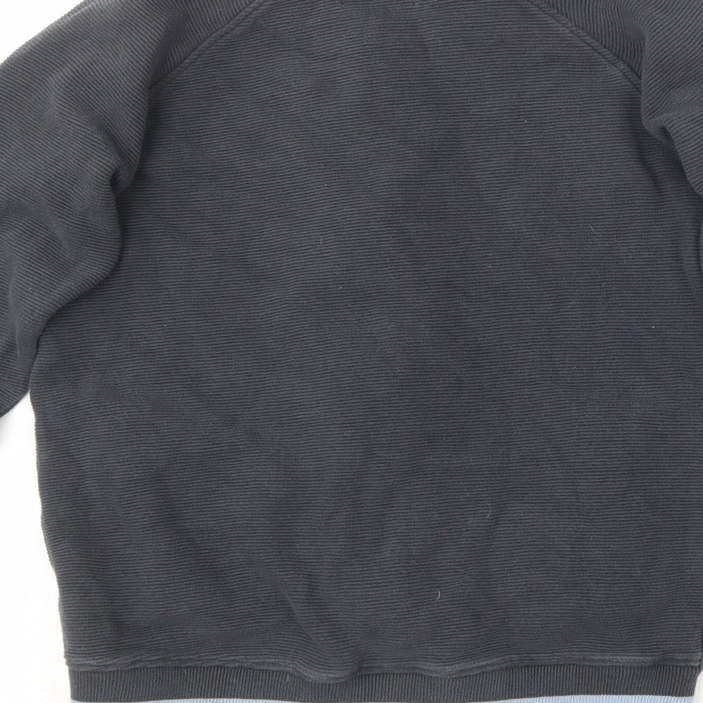 M&Co Boys Grey  Cotton Full Zip Sweatshirt Size 12-13 Years