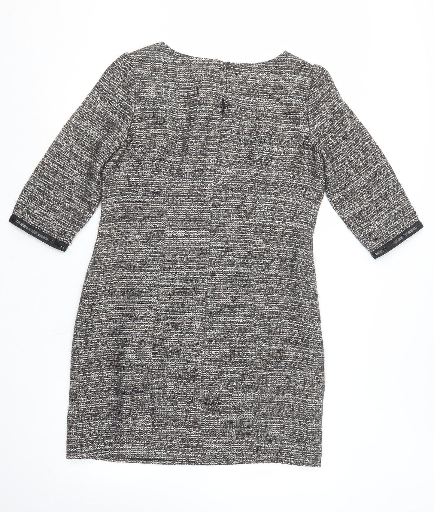 F&F Womens Black  Polyester Shift  Size 14  Round Neck