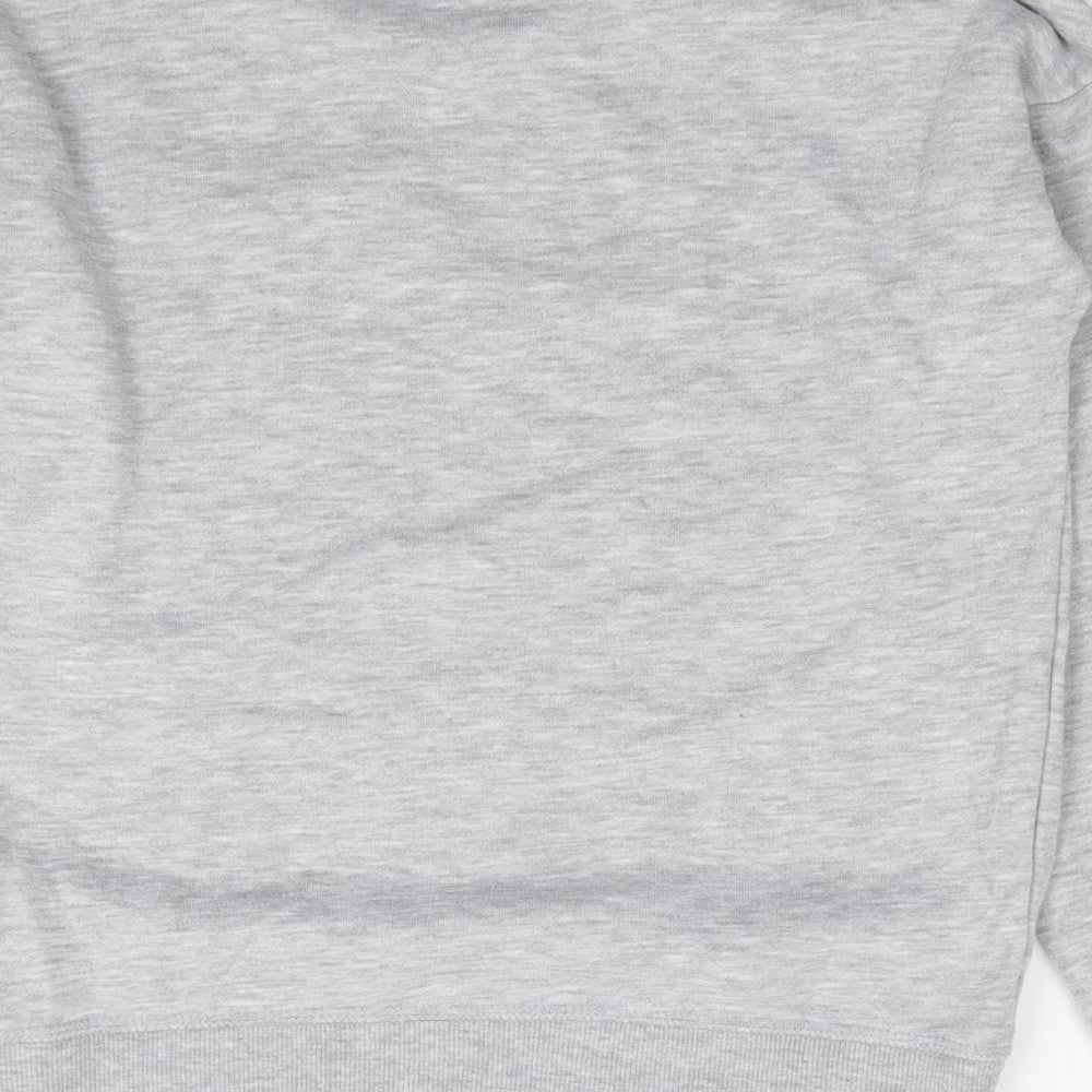 Primark Girls Grey  Cotton Pullover Sweatshirt Size 8-9 Years  Pullover