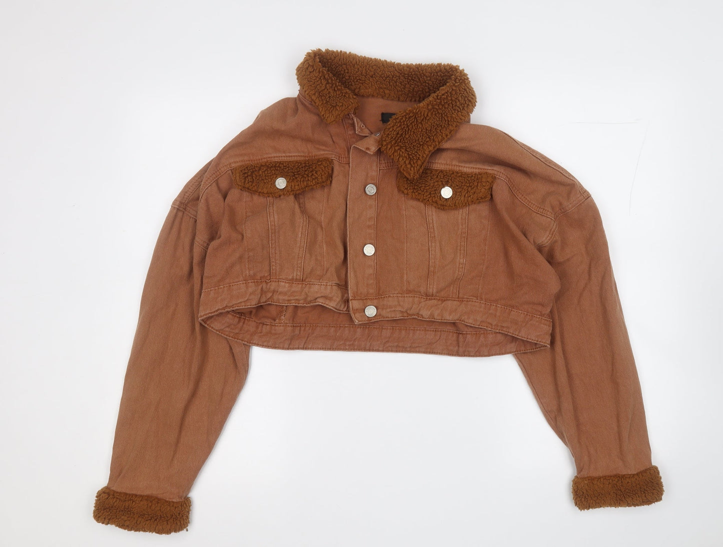 Missguided Womens Brown   Jacket  Size 14