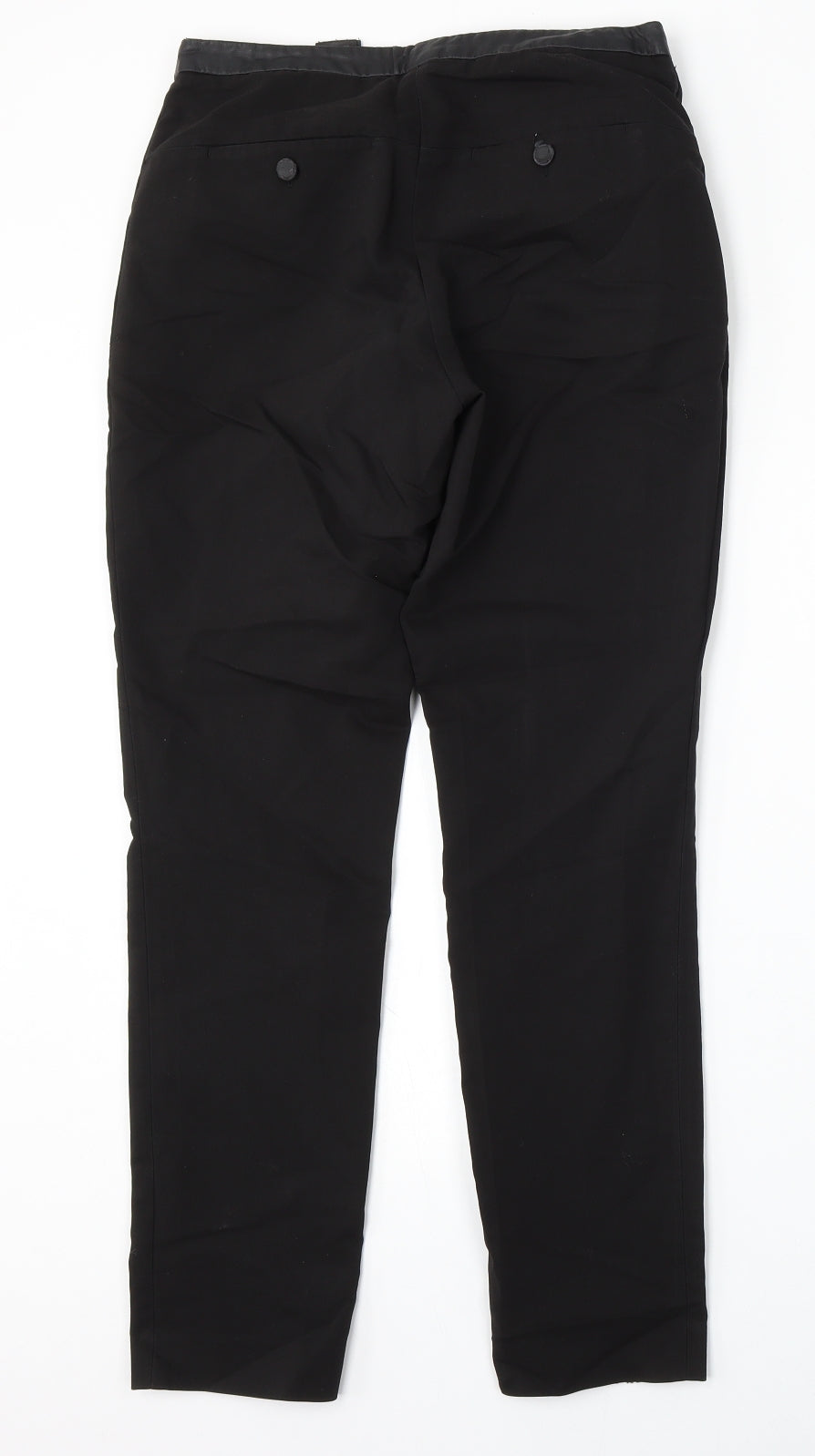 H&M Womens Black  Cotton Skinny Jeans Size 6 L27 in Regular Zip