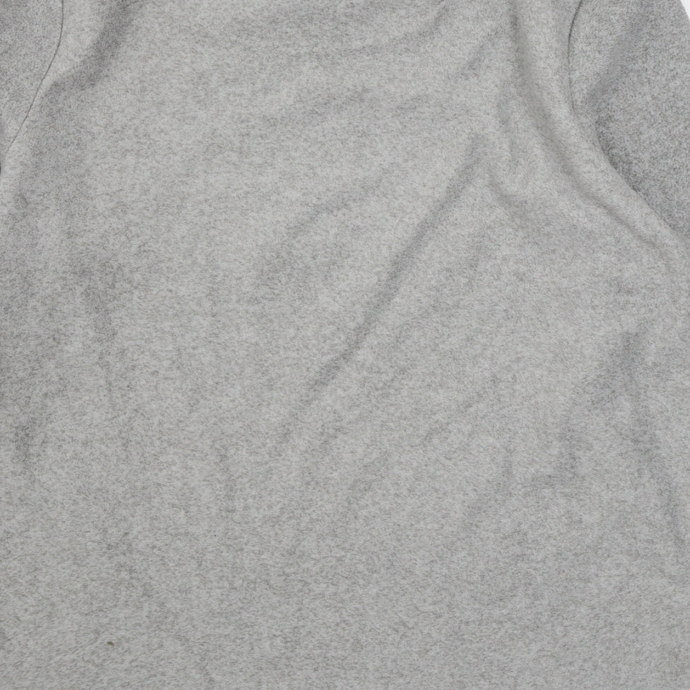 Dunnes Stores Womens Grey Solid Polyester Top Pyjama Set Size S
