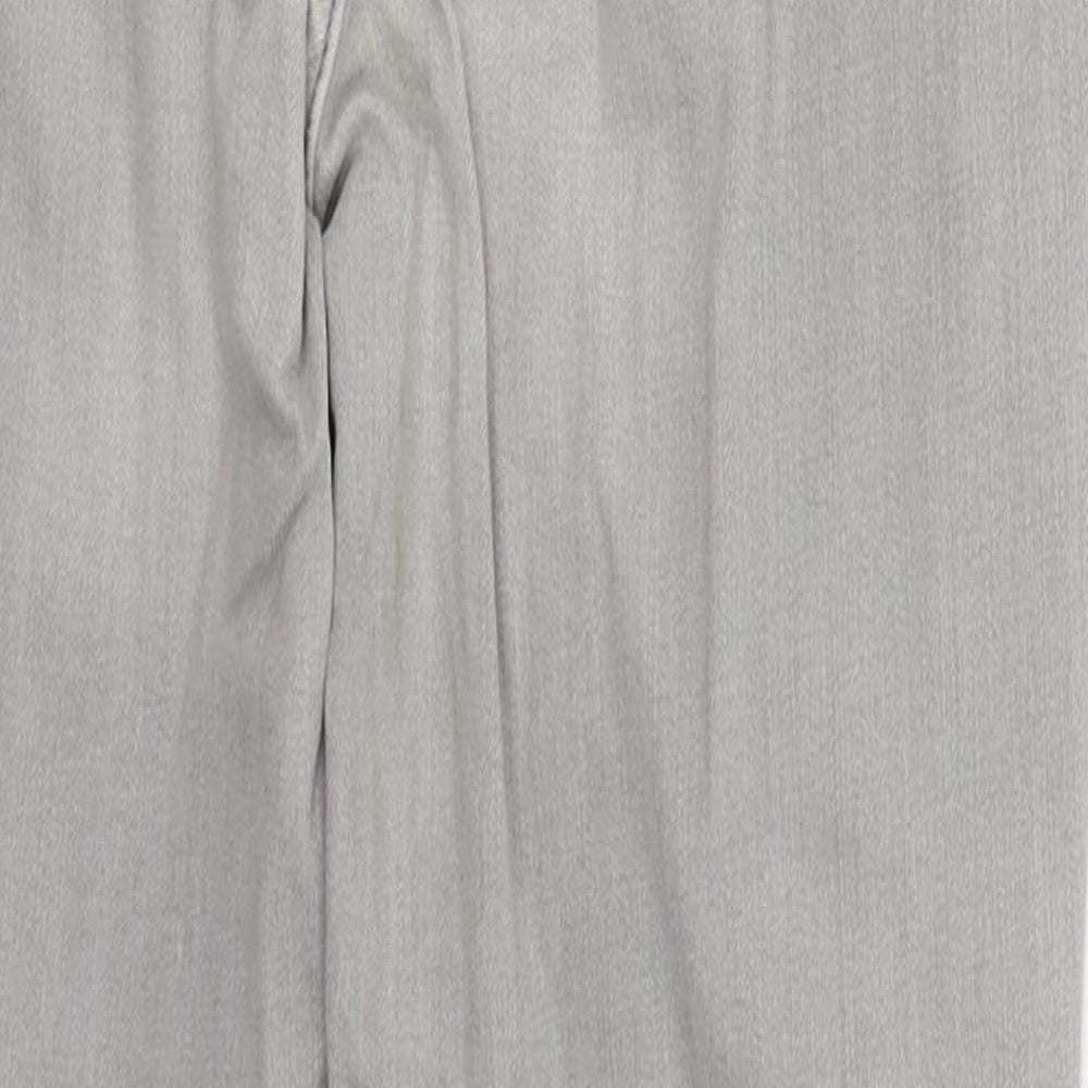 Marks and Spencer Womens Grey  Cotton Skinny Jeans Size 10 L27 in Regular Button