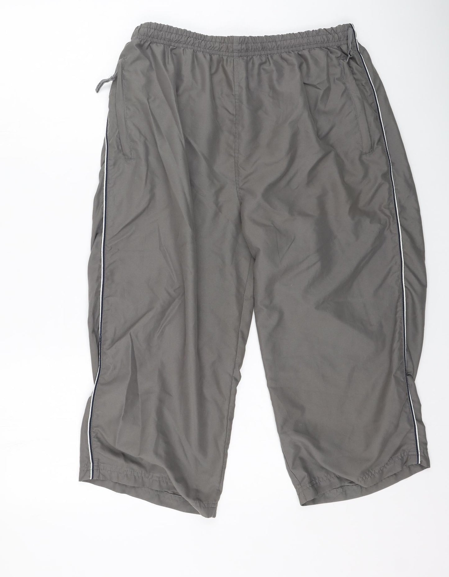 us  Mens Green  Polyester Trousers  Size L L21 in Regular