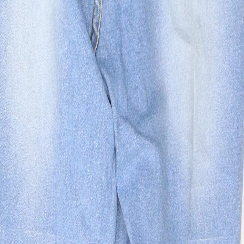 SheIn Womens Blue  Cotton Skinny Jeans Size 28 in L27 in Regular Button
