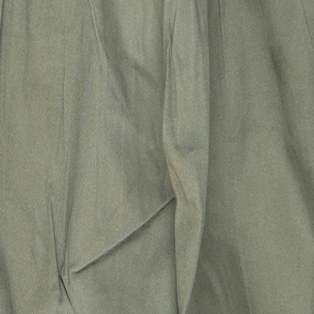 Super Womens Green  Cotton Tapered Jeans Size 8 L27 in Regular Button