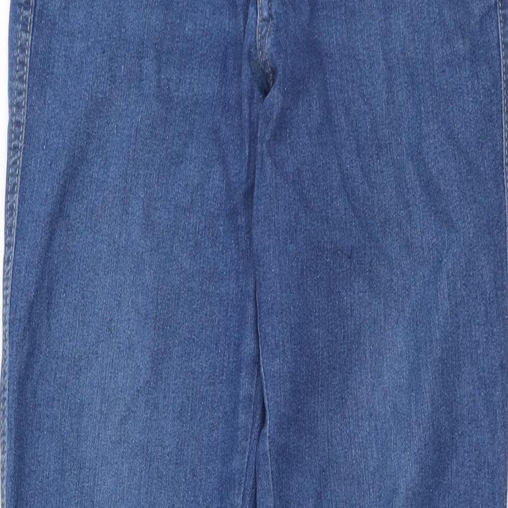 H&M Womens Blue  Polyester Skinny Jeans Size 28 in L32 in Slim Zip