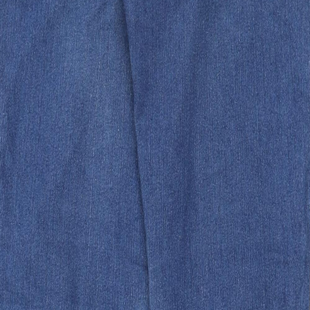H&M Womens Blue  Polyester Skinny Jeans Size 28 in L32 in Slim Zip