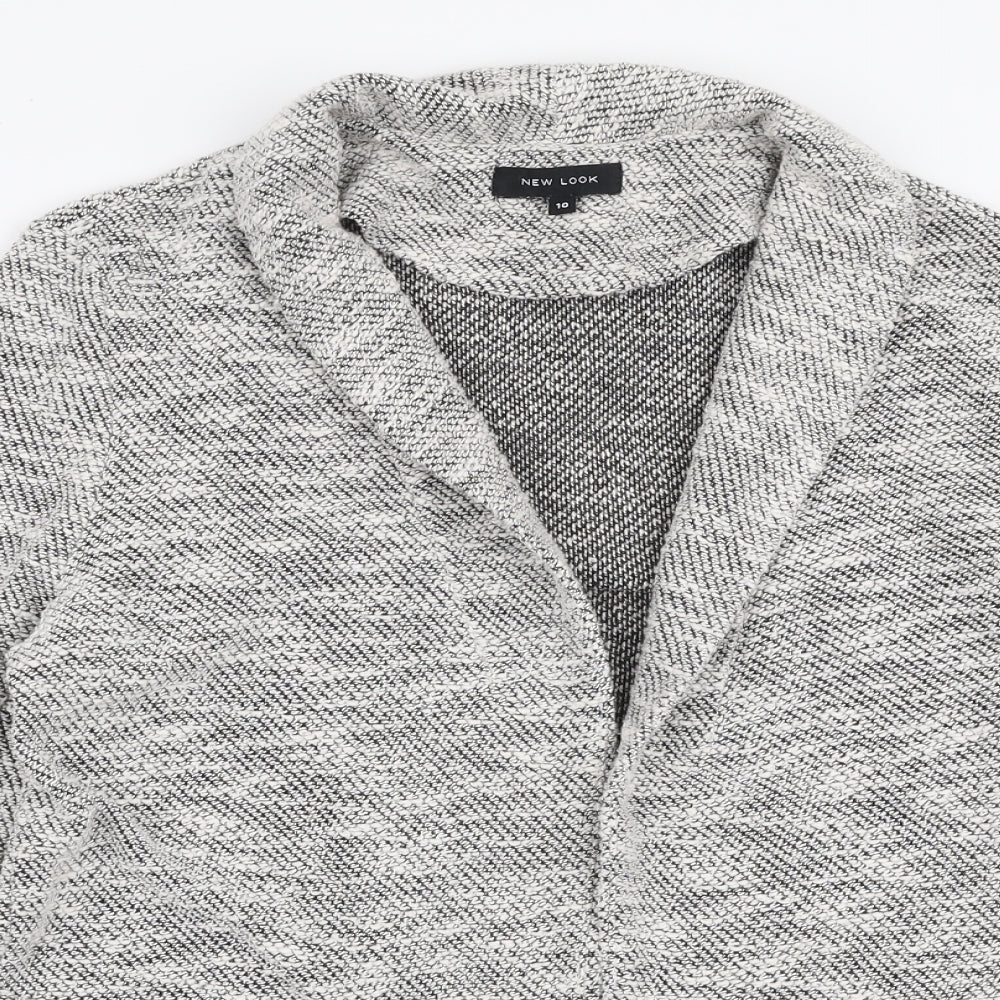 New Look Womens Grey   Jacket Blazer Size 10
