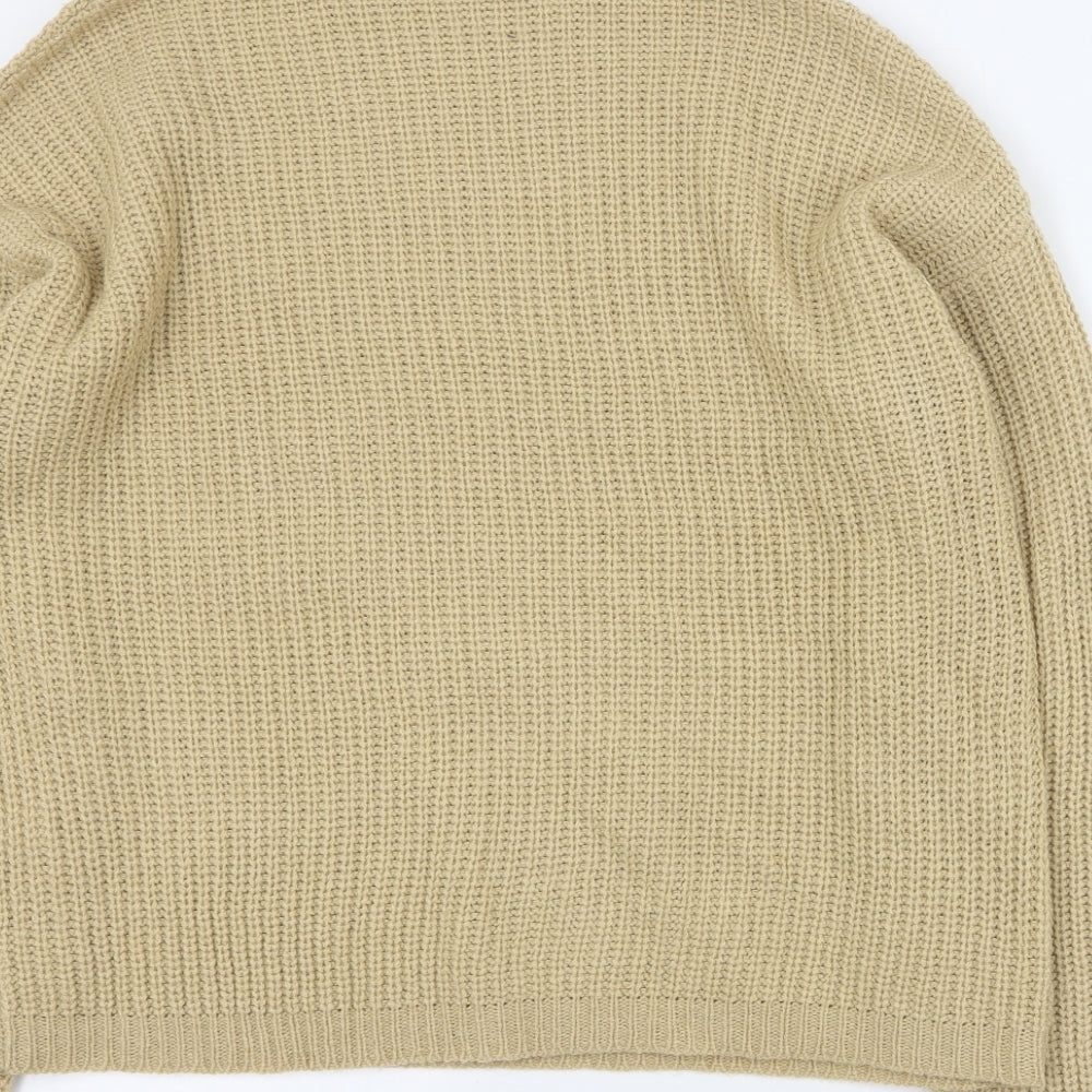 In the Style Womens Brown Roll Neck  Acrylic Pullover Jumper Size M   - 10/12