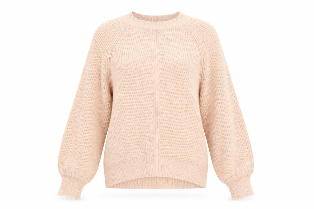 Marks and Spencer Womens Pink Round Neck  Polyamide Pullover Jumper Size S