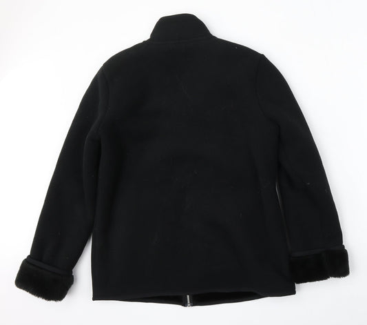 Debenhams Womens Black   Jacket  Size 12  Zip