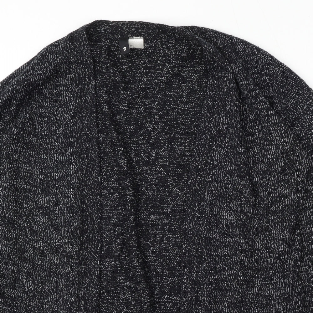 Divided by H&M Womens Grey V-Neck  Acrylic Cardigan Jumper Size S