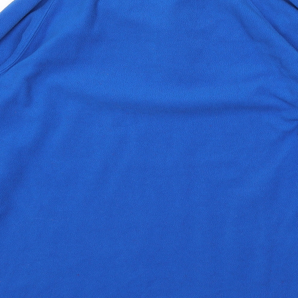 Universal People Womens Blue  Polyester Pullover Sweatshirt Size L  Zip