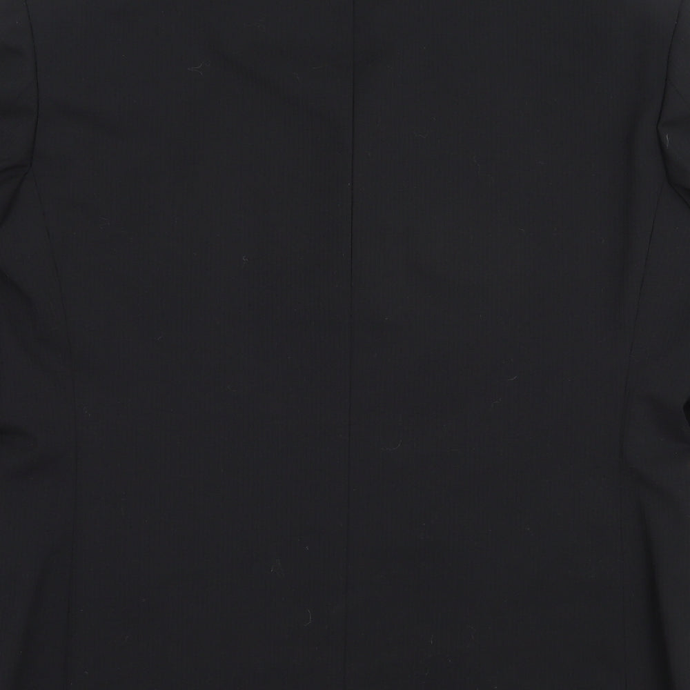 River Island Mens Black  Polyester Jacket Blazer Size 38
