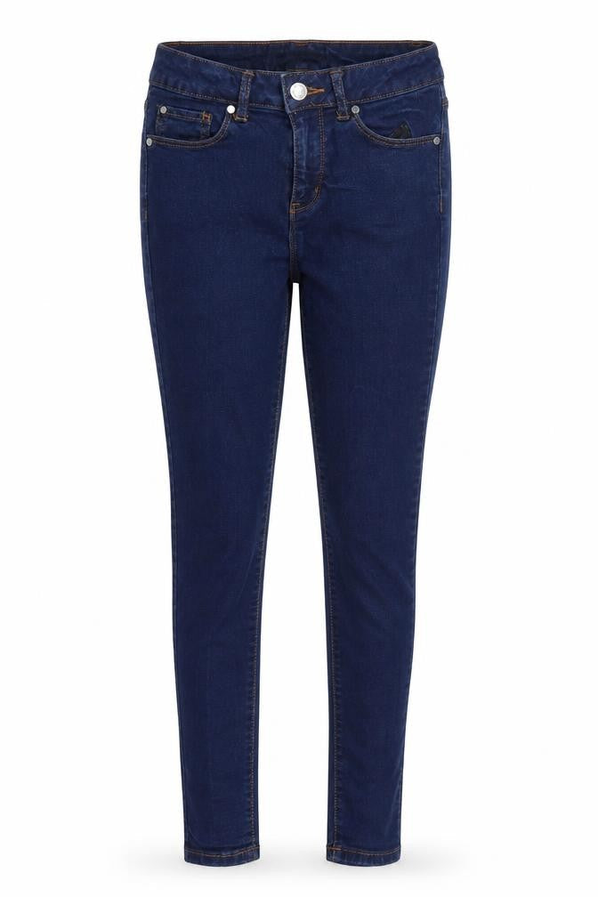 Denim & Co. Womens Blue  Cotton Skinny Jeans Size 10 L27 in Regular Zip