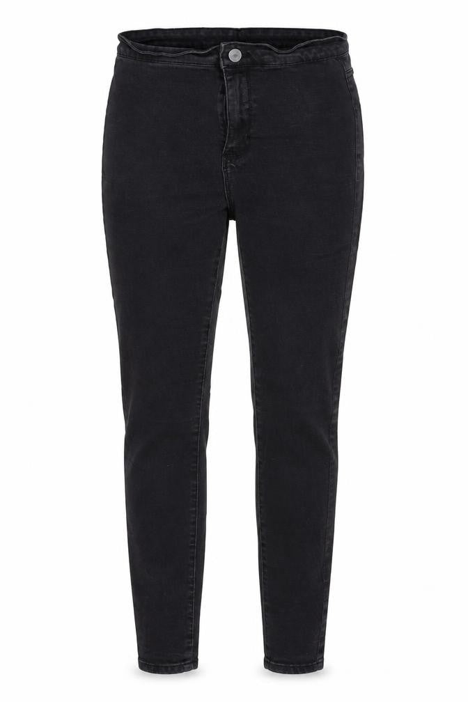 Denim Co Womens Black  Cotton Skinny Jeans Size 10 L28 in Regular Button