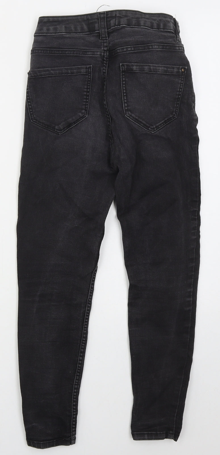 New Look Womens Black  Cotton Skinny Jeans Size 8 L22 in Regular Button