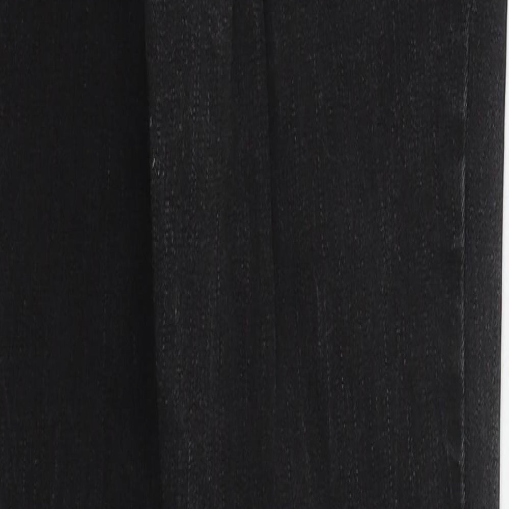 Denim Co Womens Black  Cotton Skinny Jeans Size 10 L29 in Regular Button