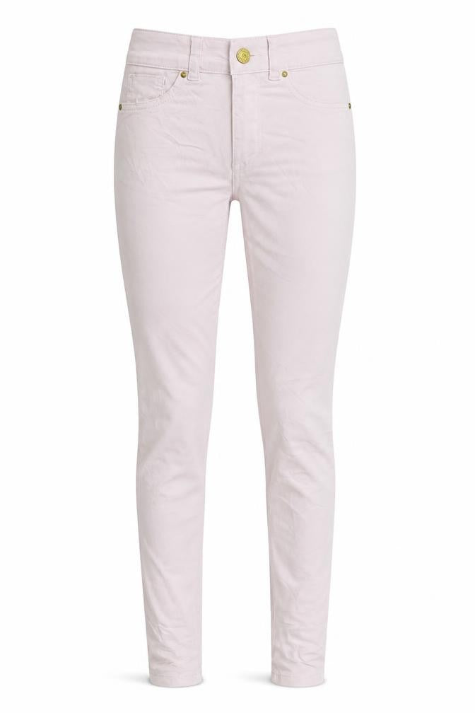 Mohito Womens Pink  Cotton Skinny Jeans Size 24 in L28 in Regular Button