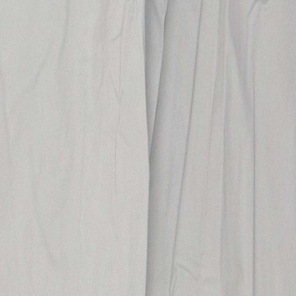 Papaya Womens Grey  Cotton Straight Jeans Size 10 L30 in Regular Button