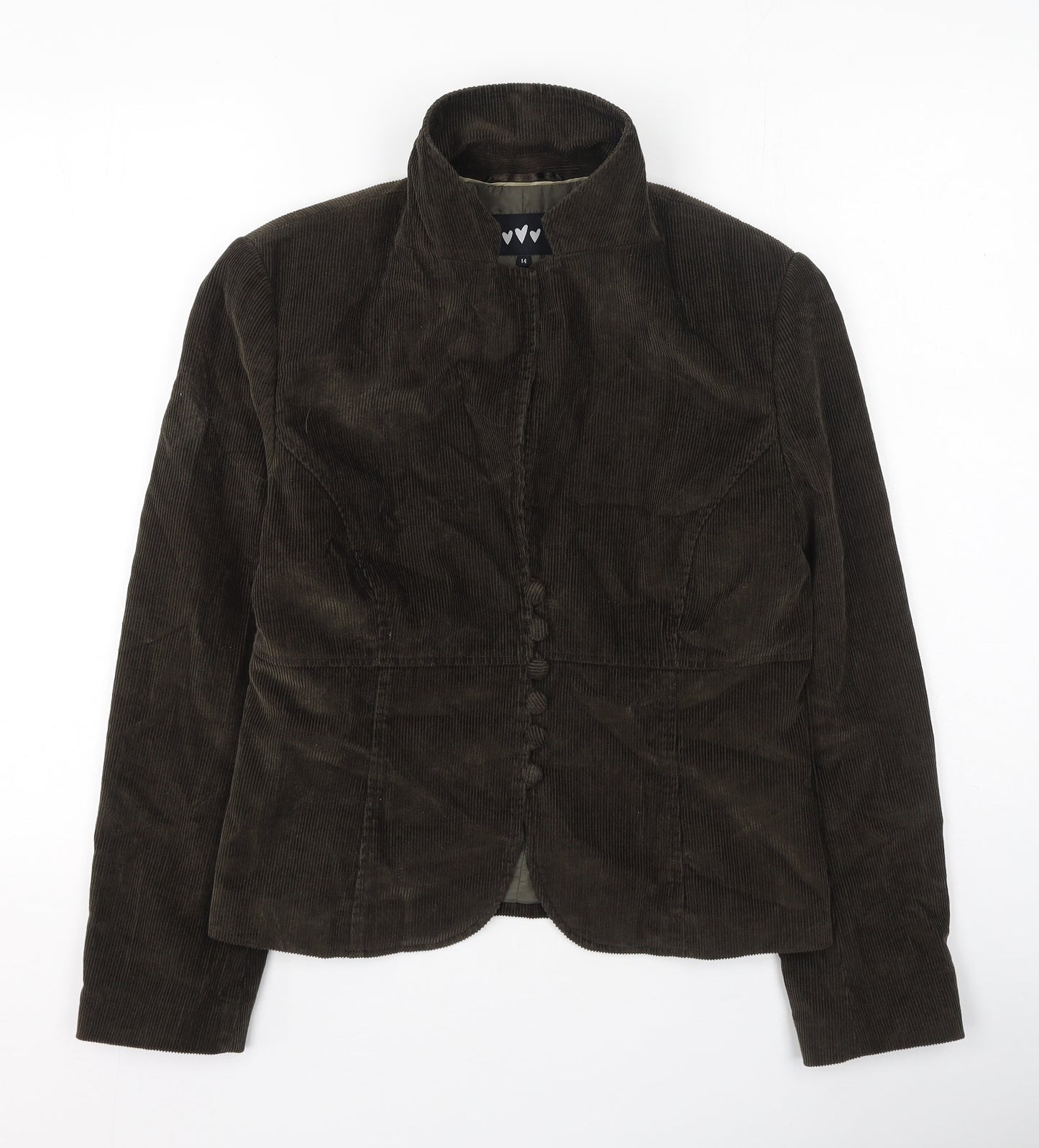 Marks and Spencer Womens Green   Jacket Coatigan Size 14
