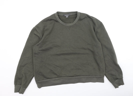 Primark  Womens Green  Cotton Pullover Sweatshirt Size S