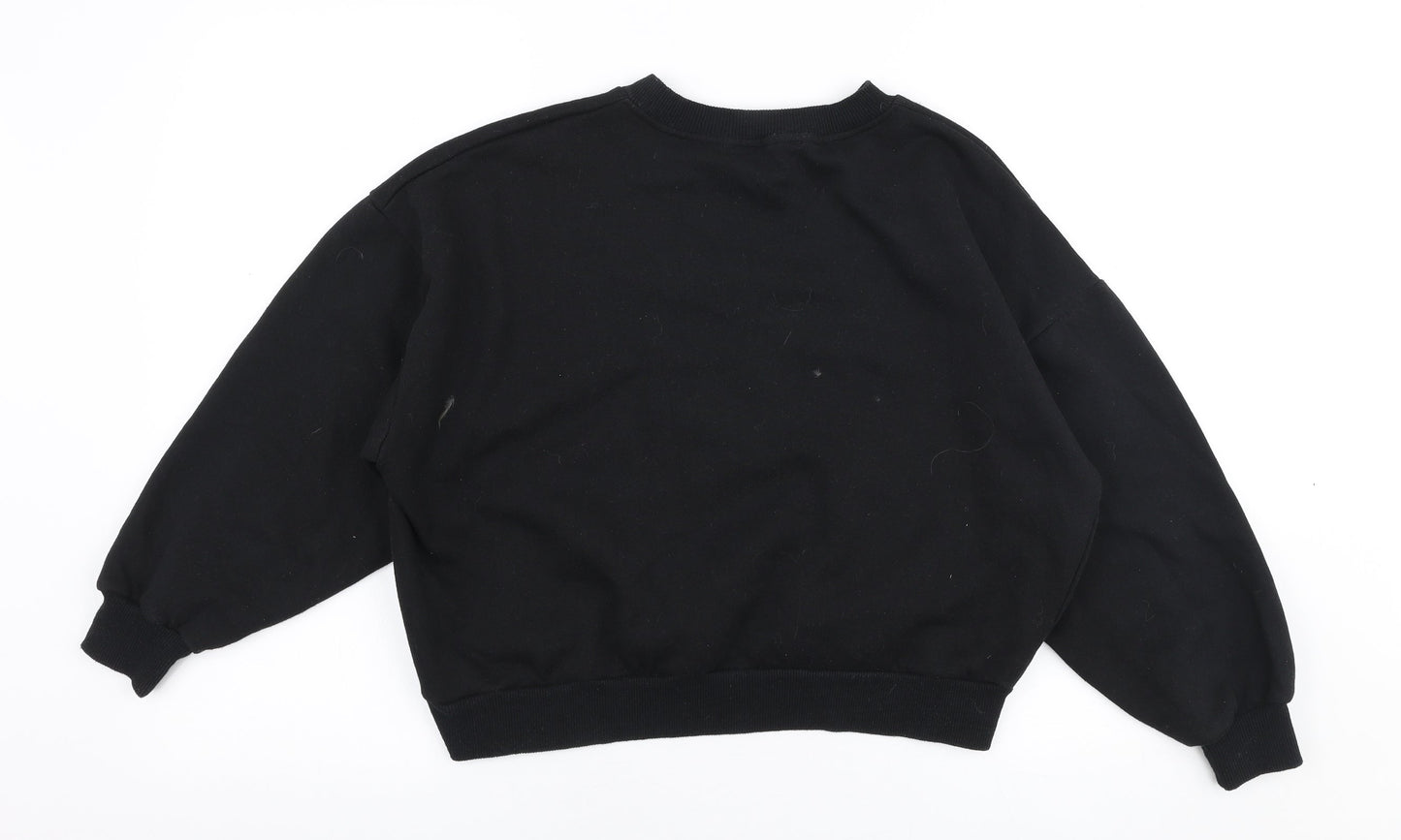 Preworn Womens Black  Polyester Pullover Sweatshirt Size XS  Pullover - Insurgent