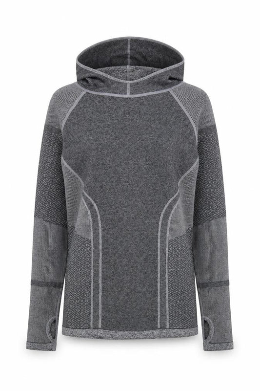 Preworn Womens Grey  Polyester Pullover Hoodie Size M