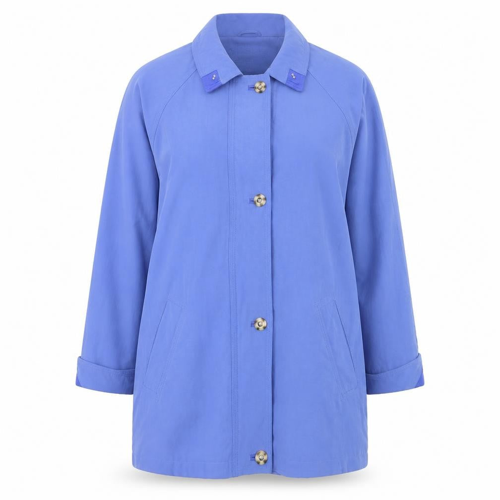 Astraka Womens Blue   Pea Coat Coat Size S  Zip