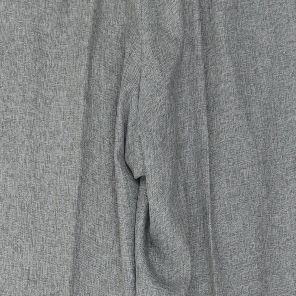 Marks and Spencer Womens Green  Polyester Trousers  Size 18 L27 in Regular