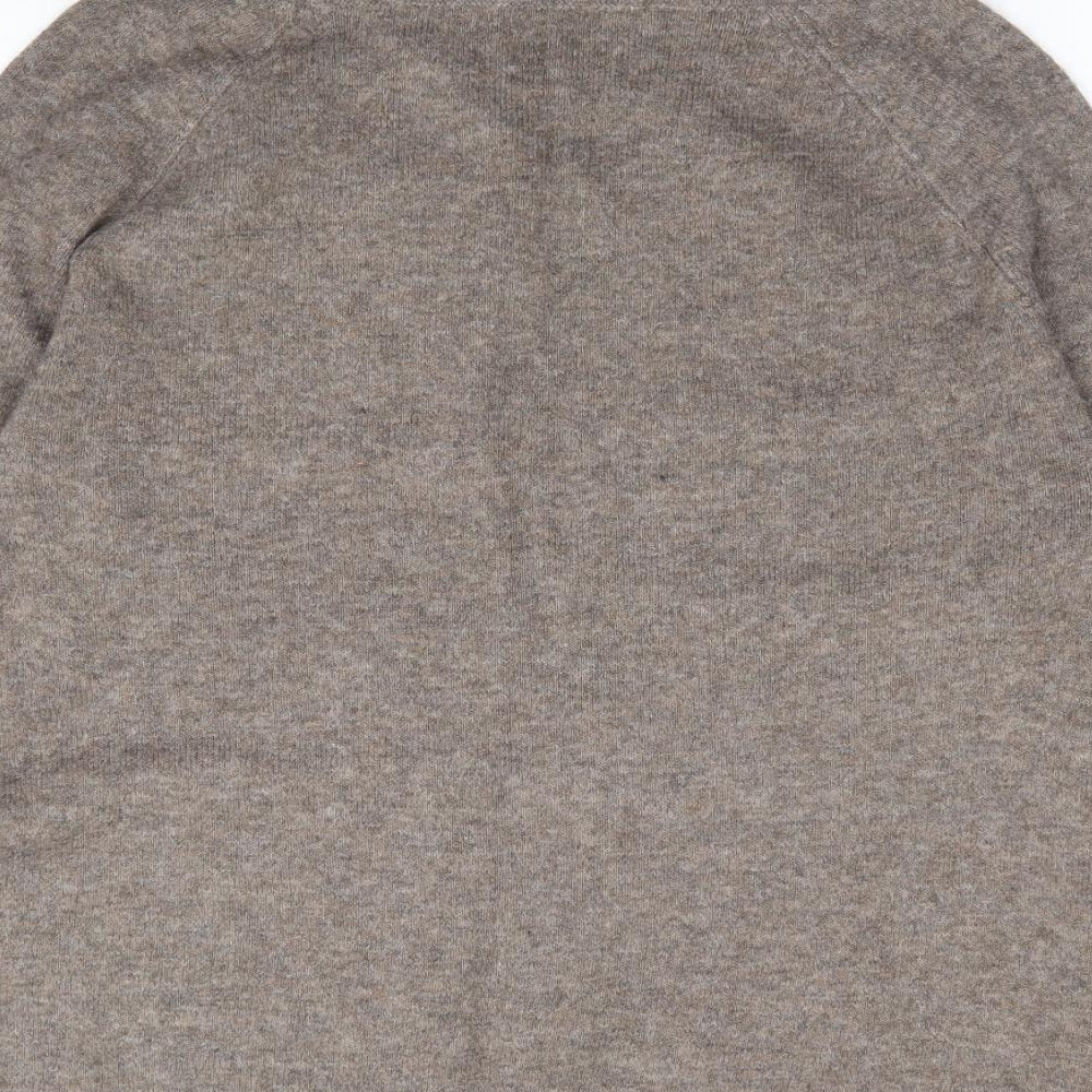 Preworn Womens Brown Roll Neck  Acrylic Pullover Jumper Size M