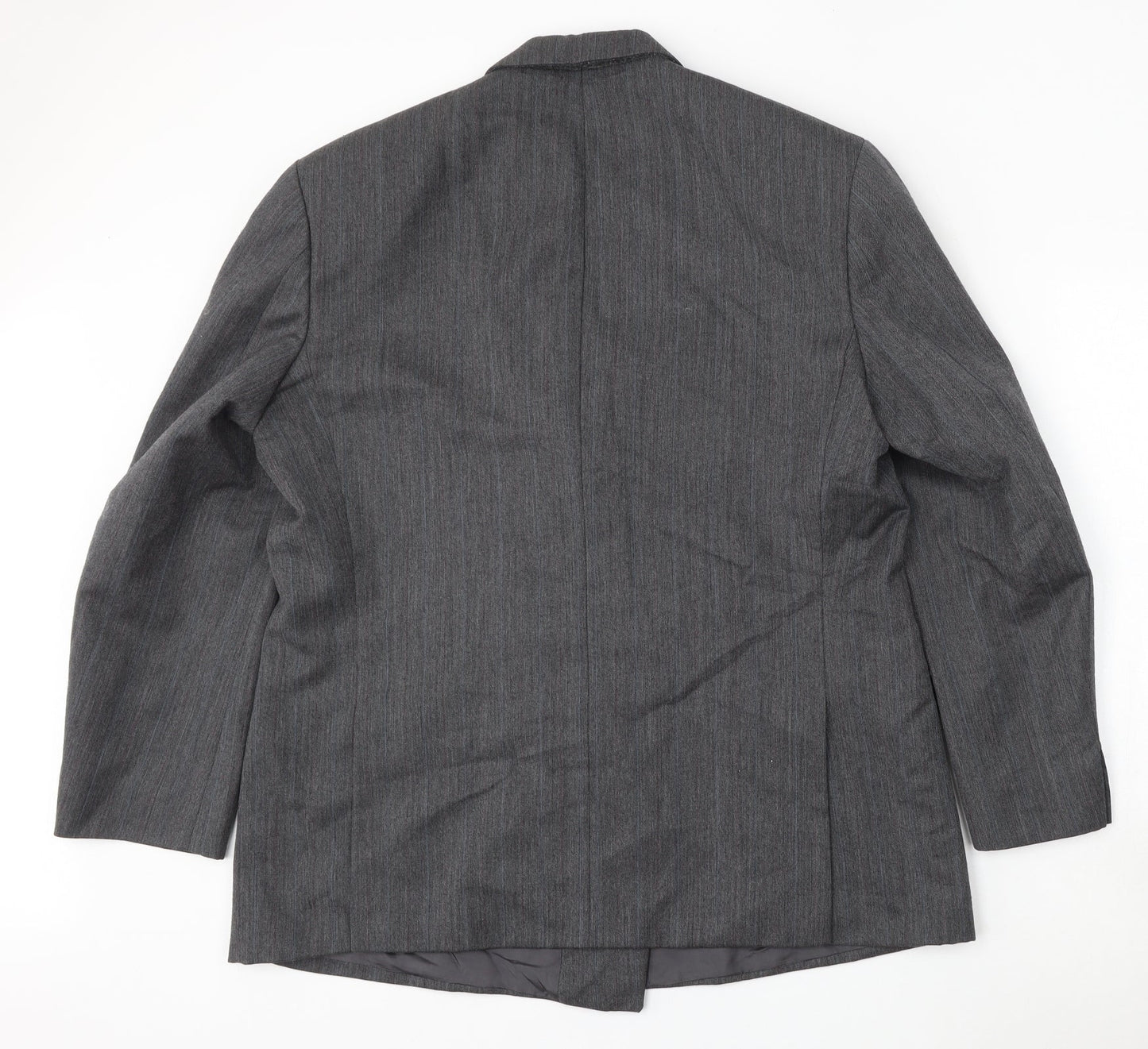 Marks and Spencer Mens Grey  Wool Jacket Suit Size 44