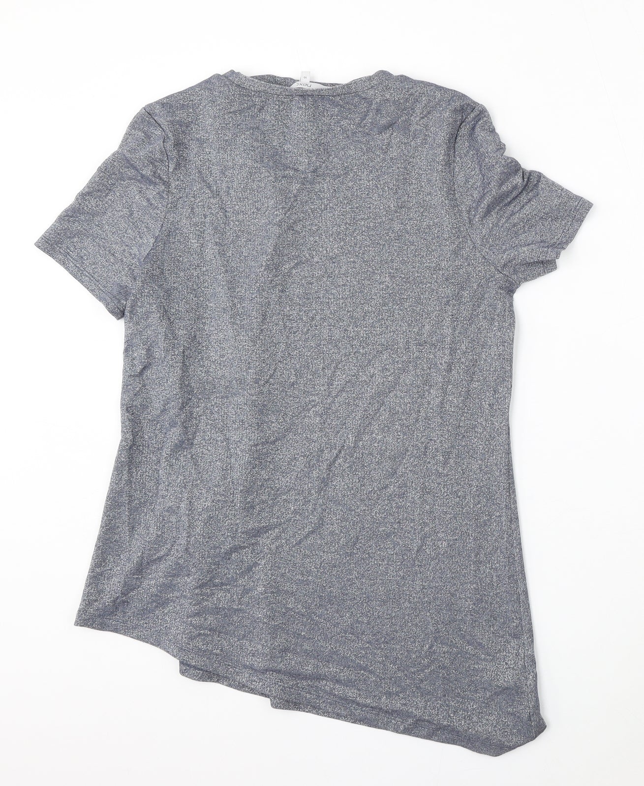 NEXT Womens Blue Round Neck  Viscose Pullover Jumper Size 10