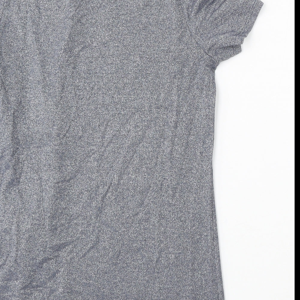 NEXT Womens Blue Round Neck  Viscose Pullover Jumper Size 10