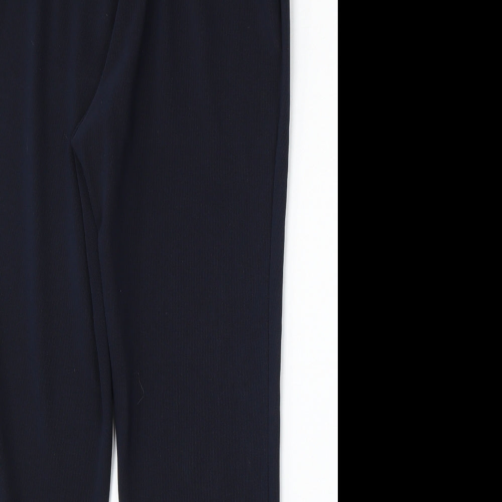 Preworn Womens Blue  Polyester Trousers  Size 30 L29 in Regular