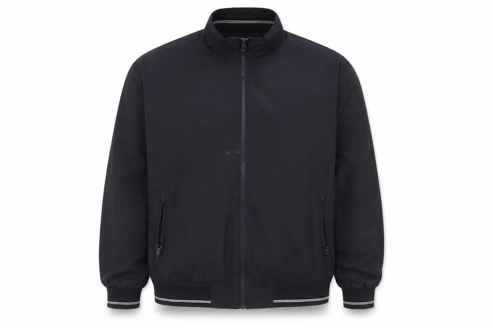 Aspen & Court Mens Black   Bomber Jacket Jacket Size XL  Zip