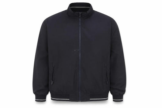 Aspen & Court Mens Black   Bomber Jacket Jacket Size XL  Zip