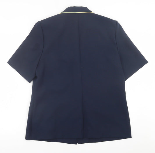 Classics Womens Blue   Jacket Blazer Size 16  Button