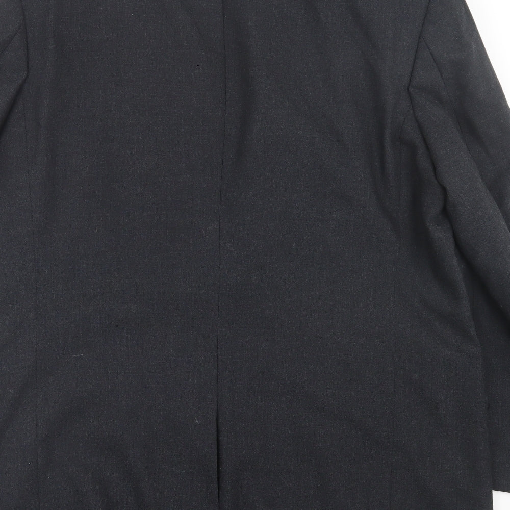Marks and Spencer Mens Blue  Polyester Jacket Suit Jacket Size 38