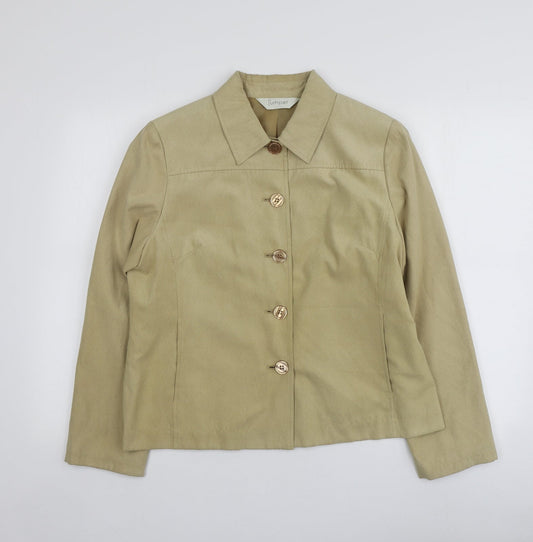 Jumper Womens Green   Jacket  Size 14