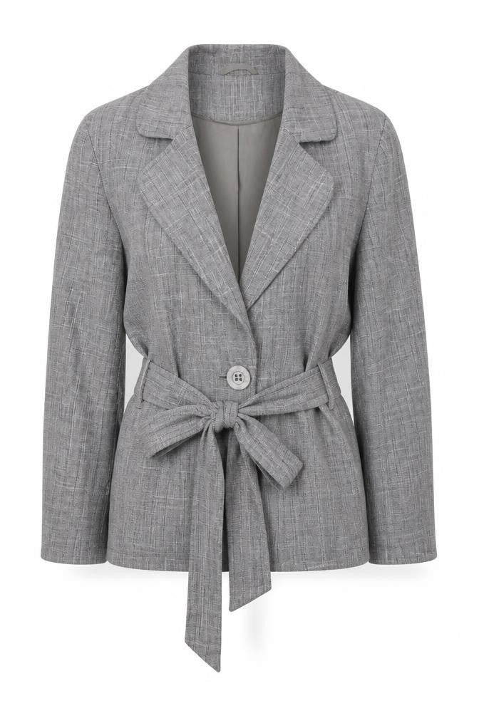 Evie Collection Womens Grey   Jacket  Size 14