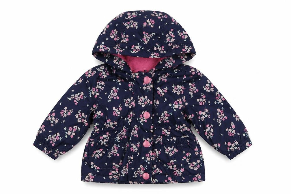 Early Days Girls Blue Floral  Jacket  Size 0-3 Months