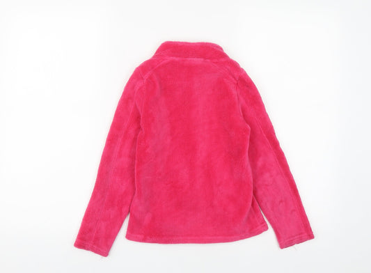IUPILU Girls Pink  Polyester Full Zip Sweatshirt Size 6 Years  Zip