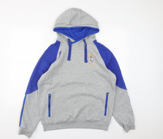 O'Neill Womens Grey  Cotton Pullover Hoodie Size M  Drawstring