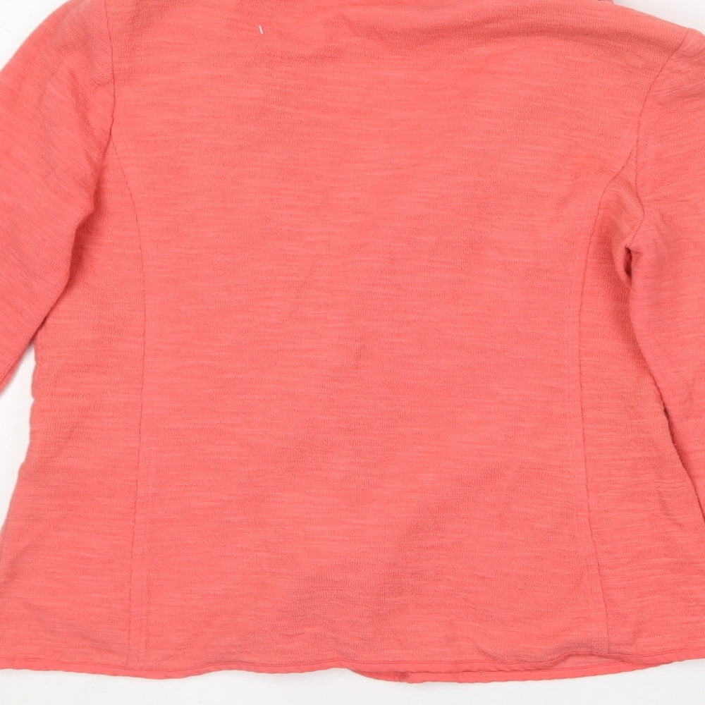 New Look Womens Pink   Jacket Coatigan Size 10